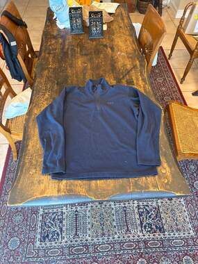 Helly Hansen Men's Daybreaker 1/2 Zip Polartec Fleece Pullover - Navy Blue